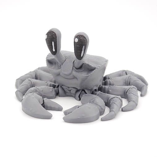 Hračky - Ghost krab – Roztomilá flexi postavička - 17327864_