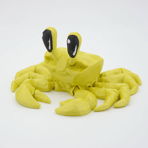 Hračky - Ghost krab – Roztomilá flexi postavička - 17327896_