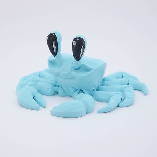 Hračky - Ghost krab – Roztomilá flexi postavička - 17328164_