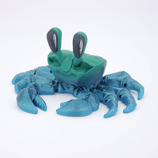 Hračky - Ghost krab – Roztomilá flexi postavička - 17328188_