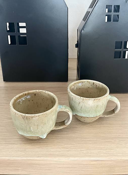 Espresso šálka (green) kamenina