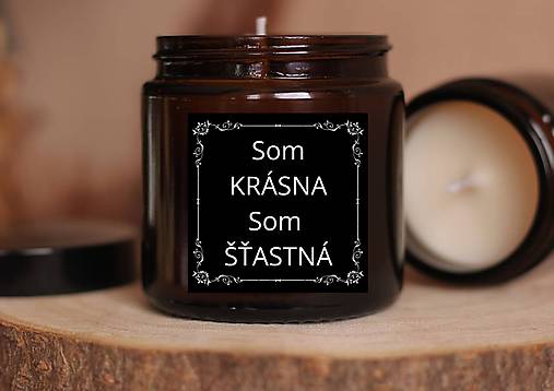 Sviečky - Darček pre ženu  Motivačná sviečka SEBALÁSKA - 17328859_