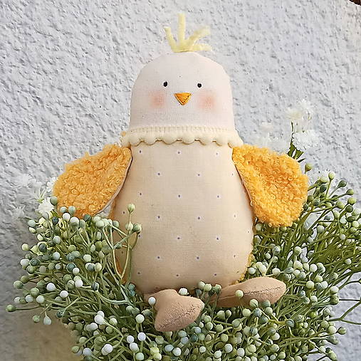 Dekorácie - Kuriatko - 17330766_
