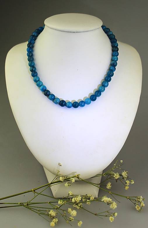 Náhrdelníky - apatit náhrdelník - 17333463_