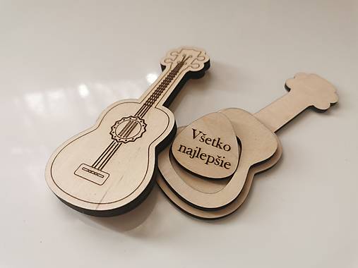 Iné - Drevený obal na brnkátko 🎸 - 17333592_