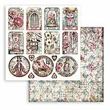 Papier - Stamperia Scrapbook papier Master of magic 8x8 - 17335351_