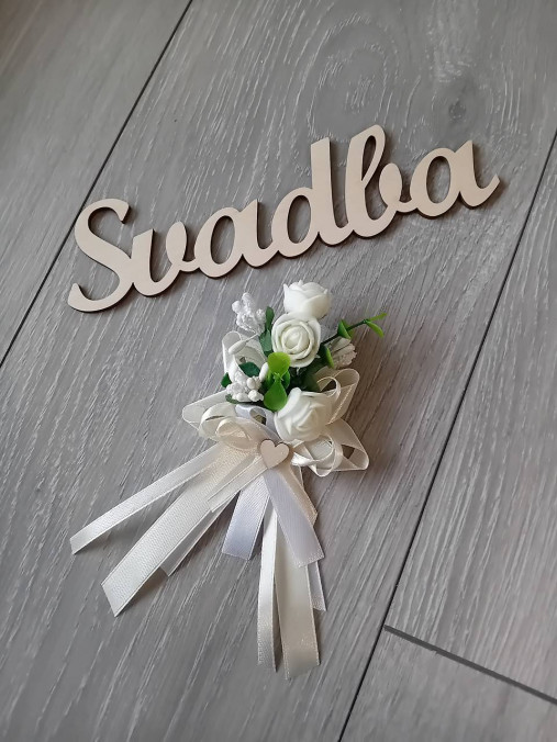 Svadobné pierka - Svadobné pierko pre ženícha  - 17334432_