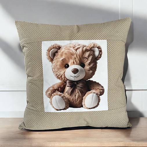 Úžitkový textil - Polštář Medvídek 1. - 17336710_