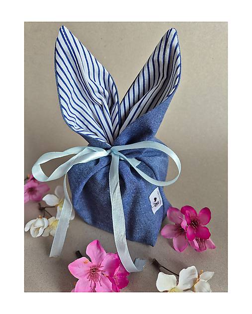 Taštičky - Veľkonočné vrecko - zo zachráneného materiálu / iv - 17335433_