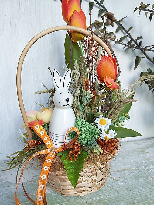 Dekorácie - Veľkonočná ikebana - 17338965_