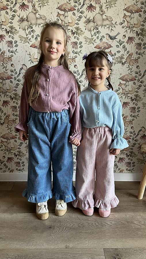 Detské oblečenie - Detská mušelínová blúzka - košieľka - 17337219_