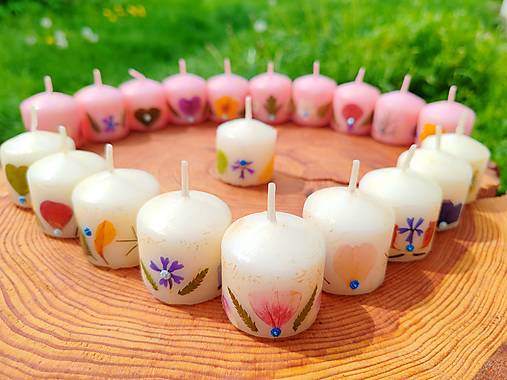 Sviečky - Mini sviečky 3ks - 17340472_