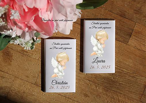 Sladkosti - Čokoládky pre chlapca aj pre dievča na Prvé sväté prijímanie - 17339399_