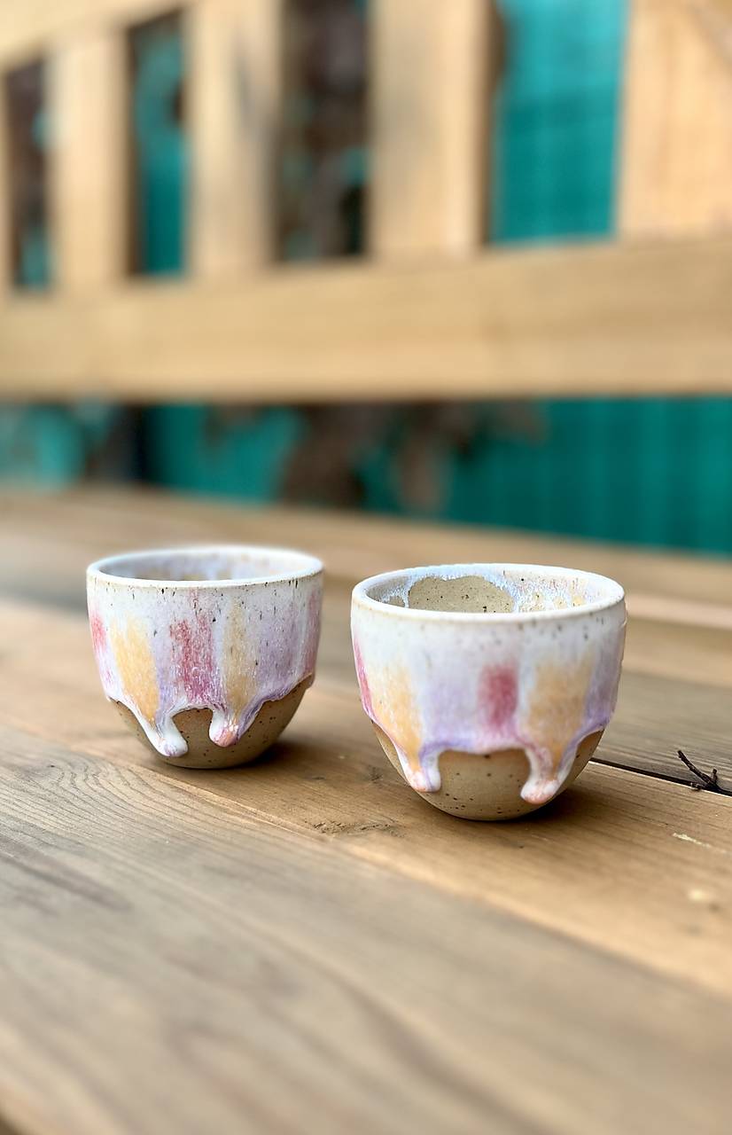 Espresso pohárik (farebný) kamenina