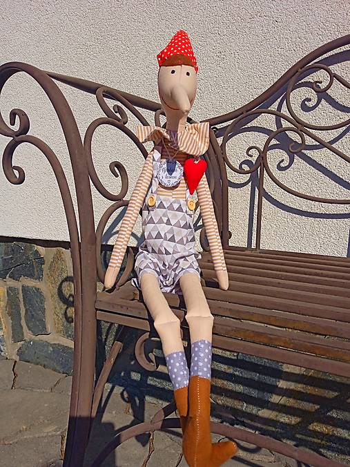 Hračky - Pinocchio (Béžová) - 17343704_