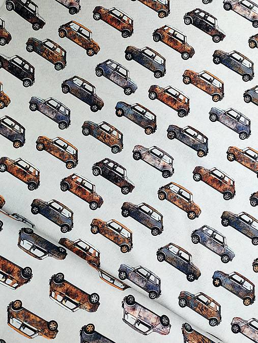 Textil - Dekoračná látka Autá  - 17346660_