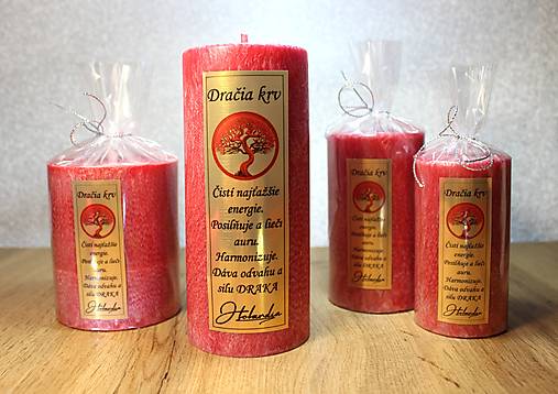 Sviečky - Dračia krv - 17344668_