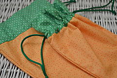 Úžitkový textil - Vrecúško mrkvička na veľkonočné mňamky - 17347791_