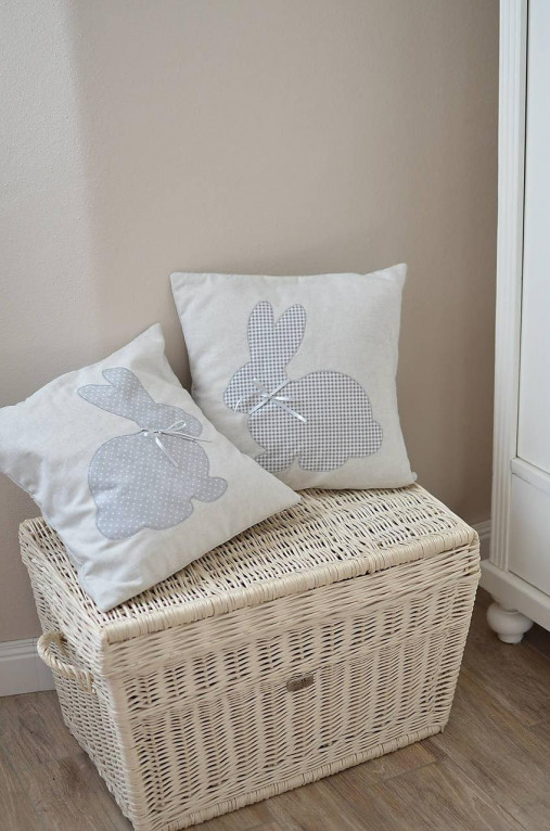 Úžitkový textil - Veľkonočný vankúšik - 17347768_