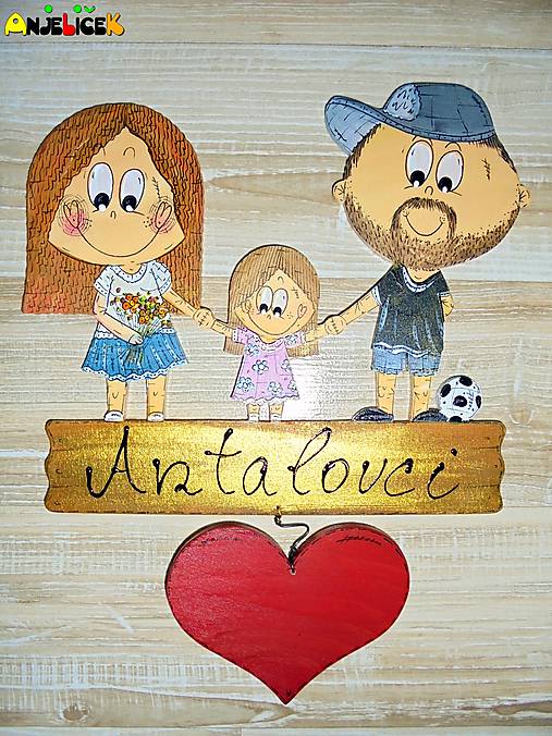 Tabuľky - Menovka - rodinka - 17349746_