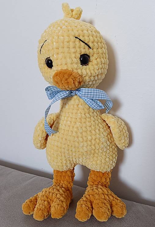 Hračky - Háčkovaná húska/kuriatko (Kuriatko - Žltá) - 17349533_