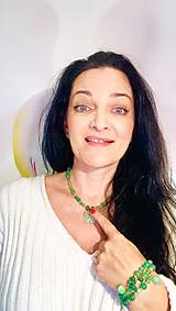 Sady šperkov - Avanturínová súprava - 17347587_