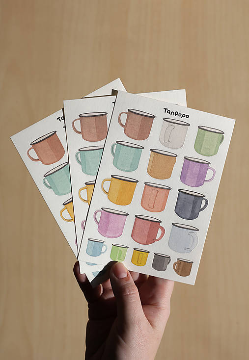 Hárok nálepiek - Plecháčiky 1