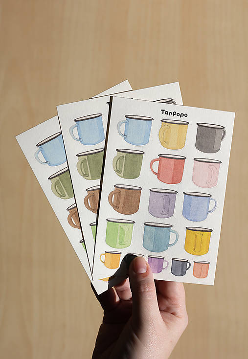 Hárok nálepiek - Plecháčiky 2