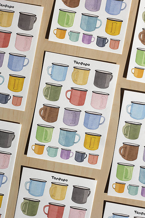 Hárok nálepiek - Plecháčiky 2