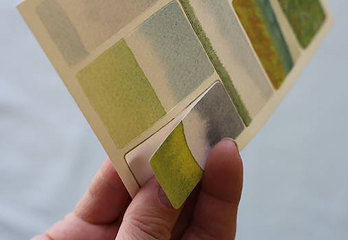 Hárok nálepiek - Krajinky 1