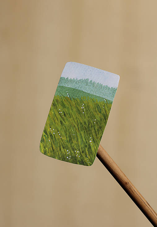 Hárok nálepiek - Krajinky 4