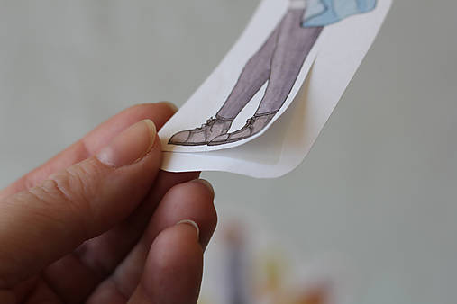 Sada nálepiek - Dievčatá 1