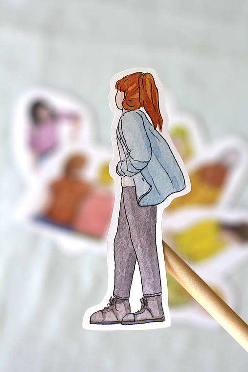 Sada nálepiek - Dievčatá 1