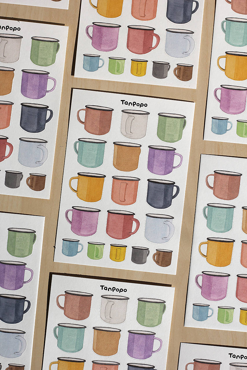 Hárok nálepiek - Plecháčiky 1