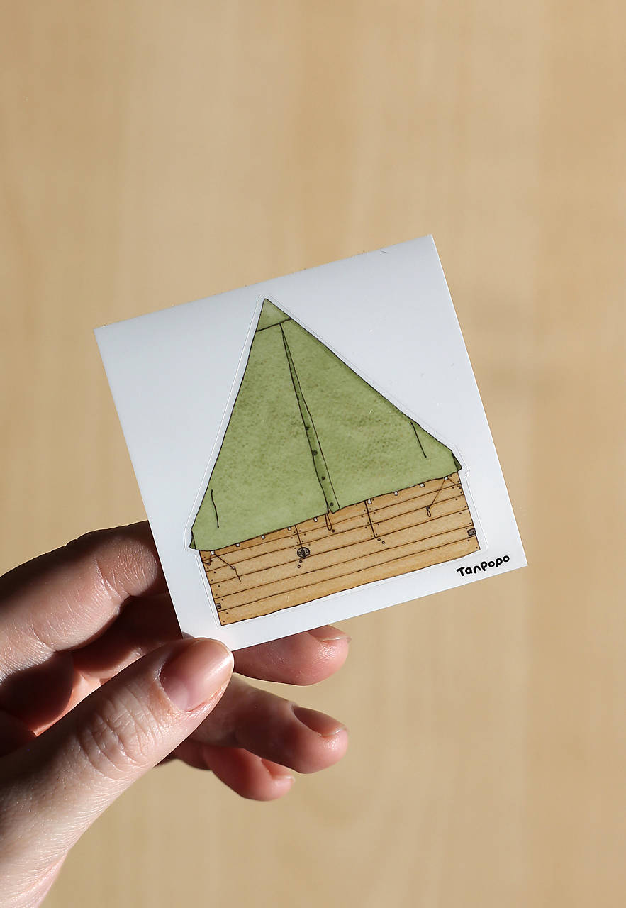 Samolepka - Podsada/stan 8