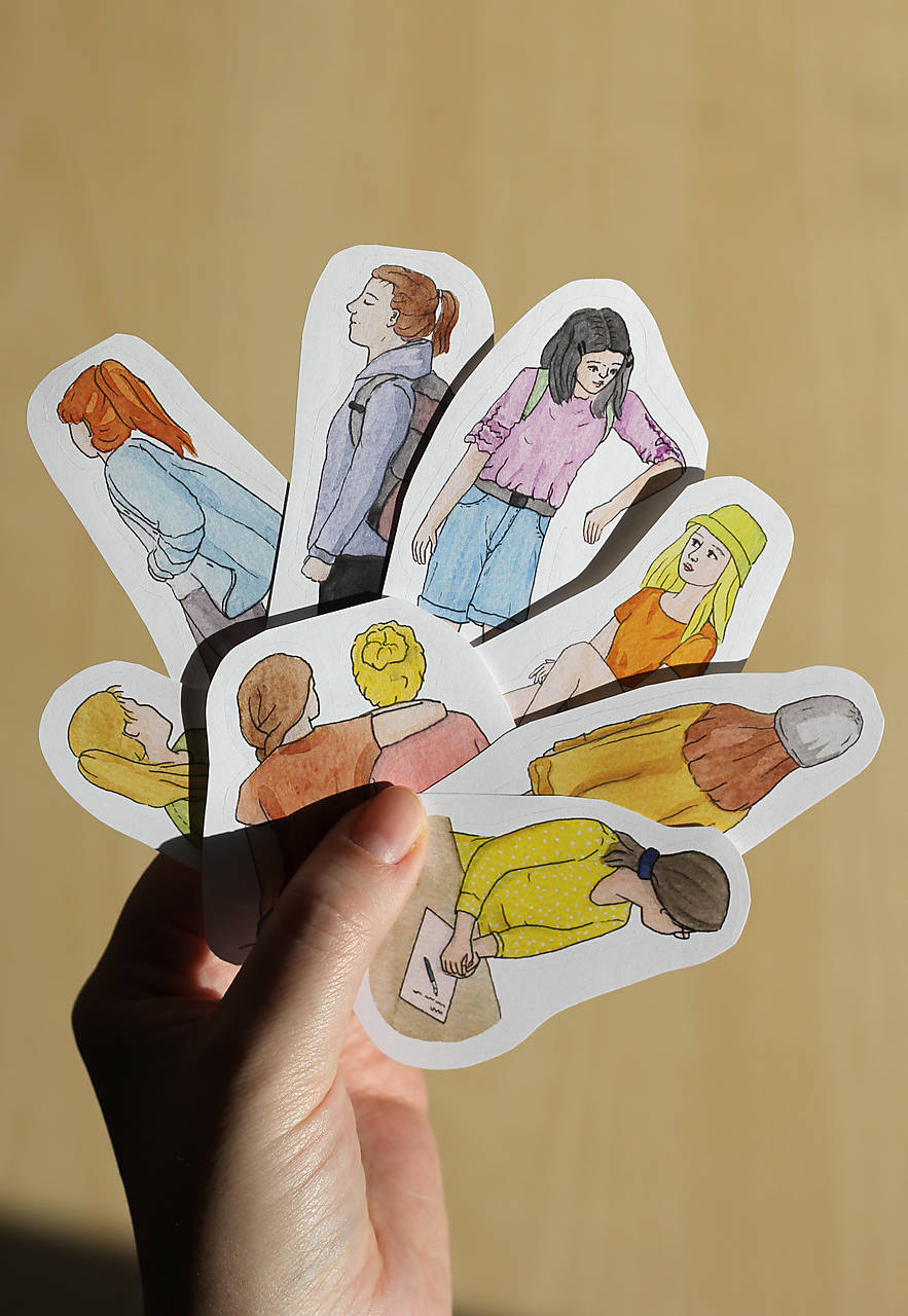 Sada nálepiek - Dievčatá 1