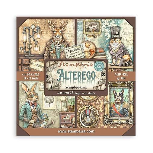 Papier - Stamperia Scrapbook papier Alterego 12 x 12 Maxi - 17351708_