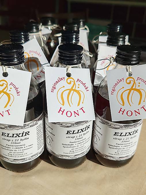 Sirupy - Elixír z 21 bylín - sirup (Elixír 330ml Klasik) - 17353112_
