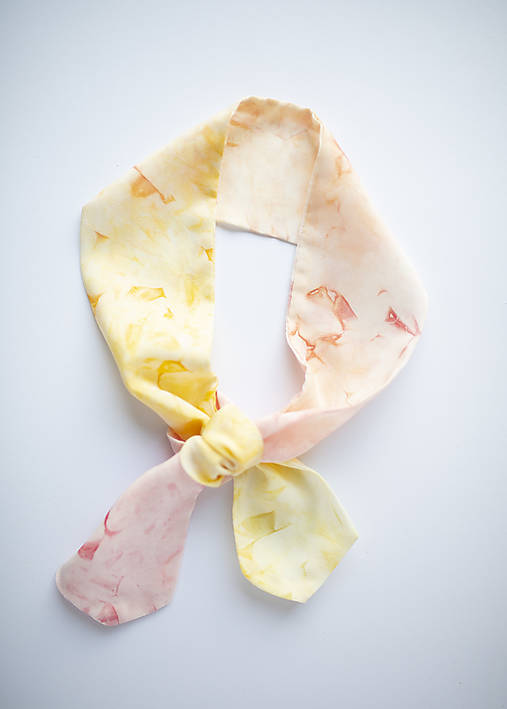 Šatky - Hodvábna šatka do vlasov, mašľa do copu, na kabelku-PASTELOVÁ č.1,2 - 17350742_