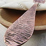 Sochy - Medená lyžica - ručne kovaná, tepaná - 17357512_