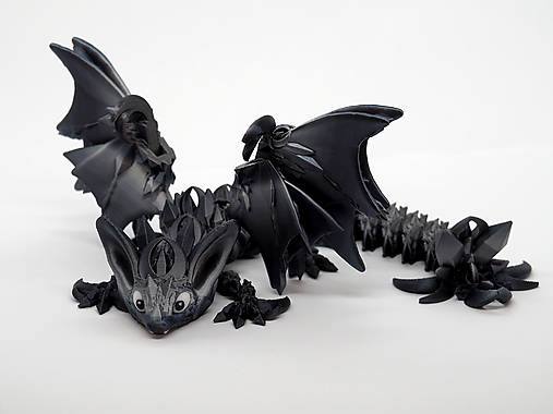 Dekorácie - Drak Nightwing - 17359420_