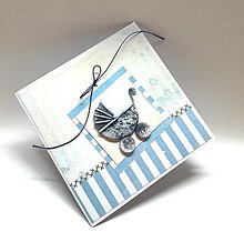 Papiernictvo - Pohľadnica / blahoželanie k narodeniu bábätka / ku krstu I - 17363785_