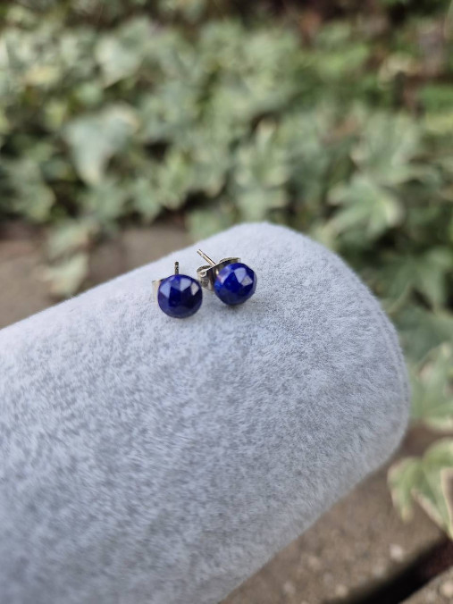 náušnice lapis lazuli