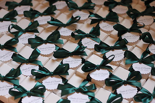 Darčeky pre svadobčanov - Bylinkové vonné svadobné sviečky pre hostí  - 17362937_