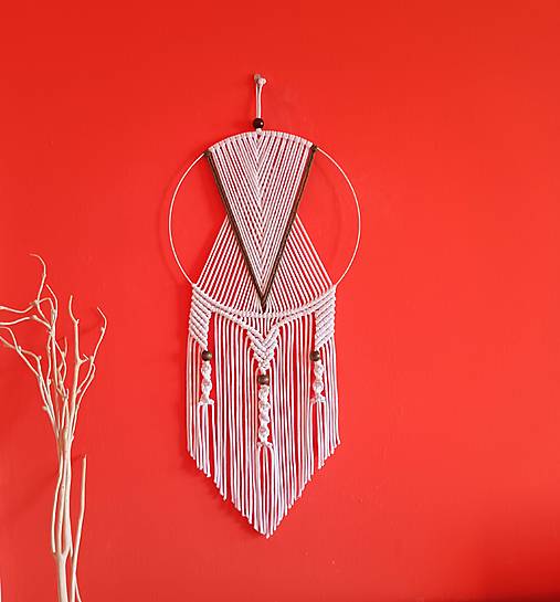 Dekorácie - Macramé Boho Snový lapač - 17363138_