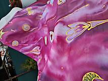 Šatky - Maľovaná hodvábna šatka Seeds III. - 17363635_