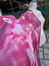 Šatky - Maľovaná hodvábna šatka Seeds III. - 17363637_