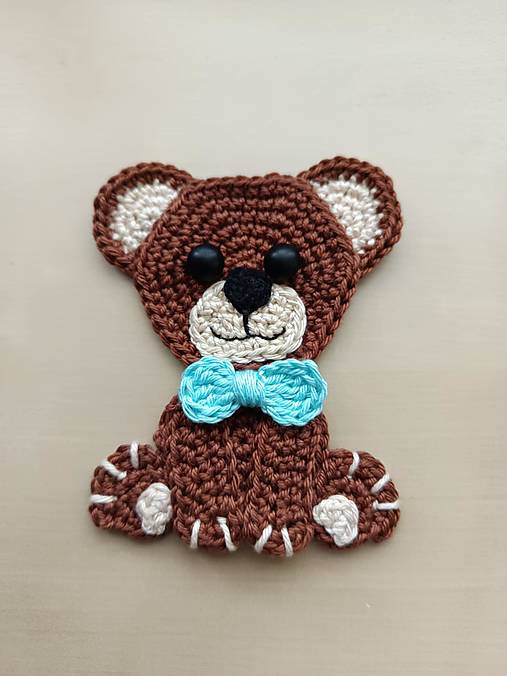 Materiál ručne robený - Medvedík - 17366751_