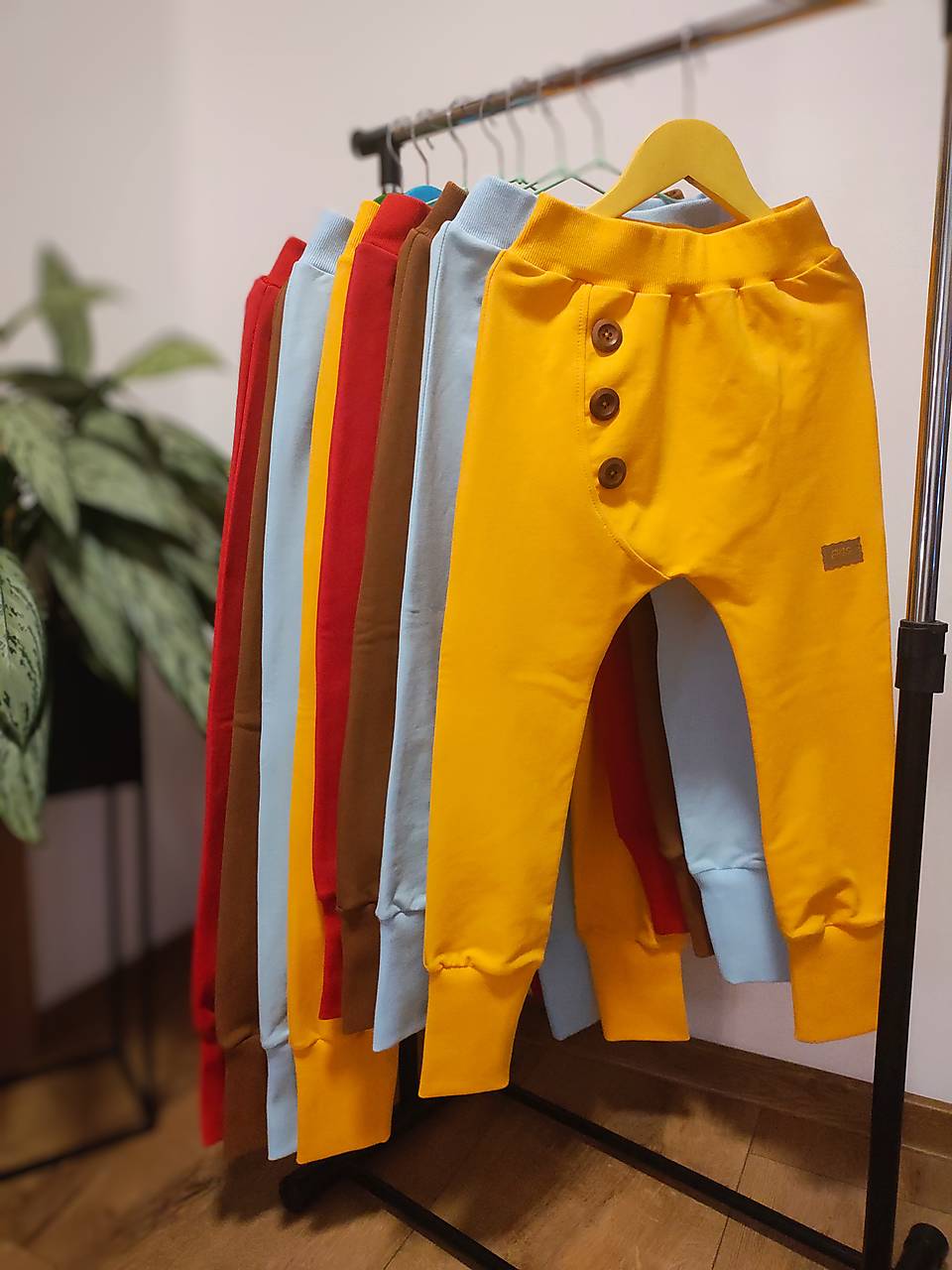 Pudláče BUTTON ŽLTÉ