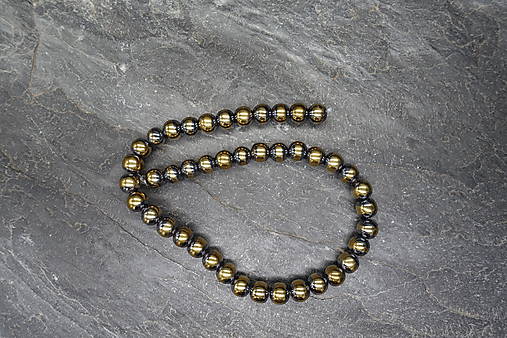 Minerály - Hematit farebný 10mm (šnúra) / Výpredaj (2) - 17367024_